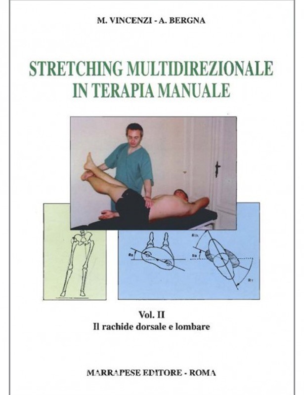 Copertina libro Stretching multidirezinale in terapia manuale – vol 2 di Andrea Bergna