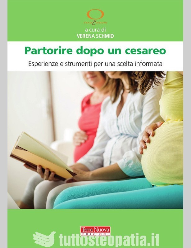 Copertina libro Partorire dopo un cesareo di Adriana Tuttosteopatia