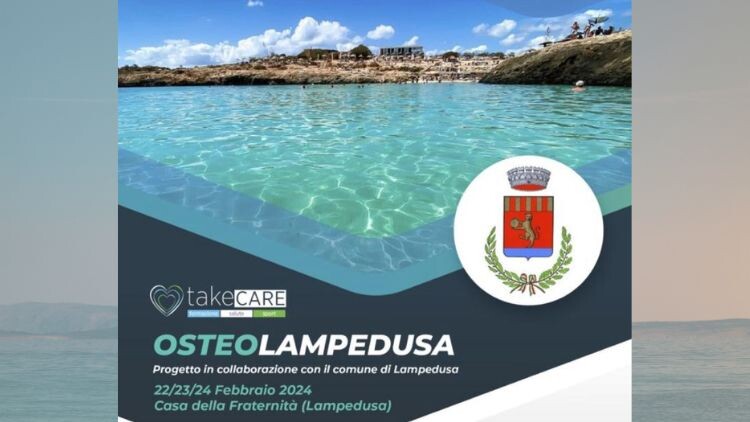 Al via Osteo Lampedusa, il progetto di volontariato osteopatico sull’isola siciliana