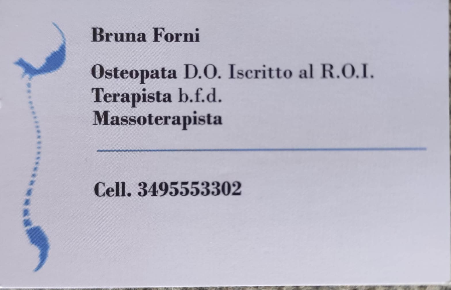 Osteopata Bruna Forni