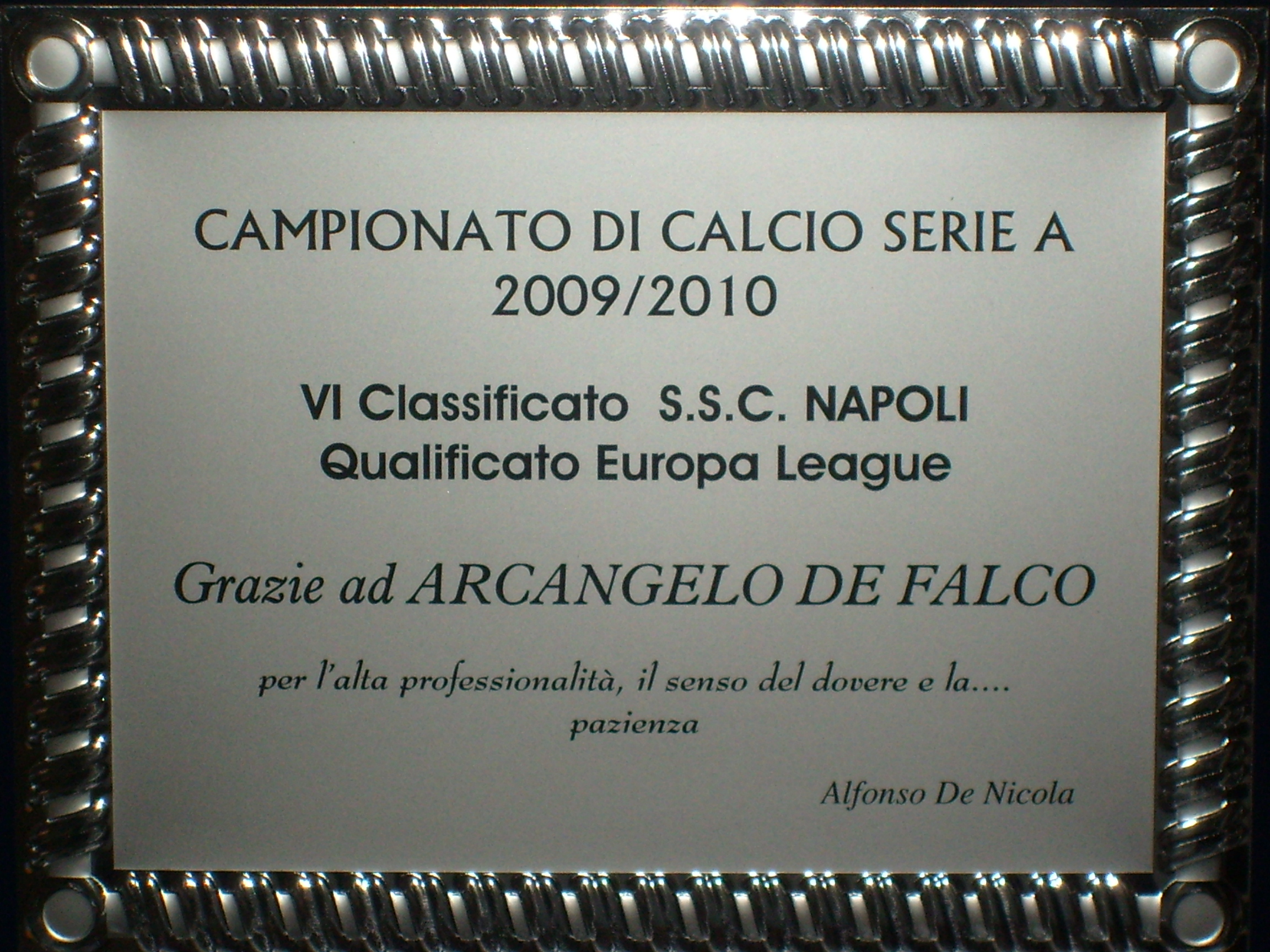 Osteopata Arcangelo De Falco